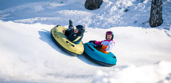 Snowtubing, Nax, Mont-Noble